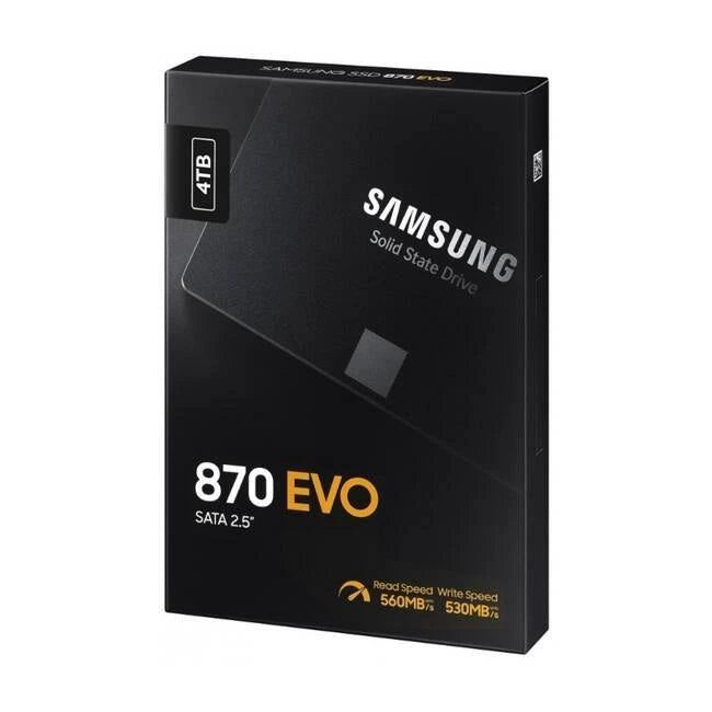 Samsung 870 EVO 4TB SATA III 2.5" SSD MZ-77E4T0E High Performance Internal Solid State Drive