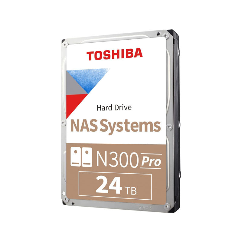 Toshiba N300 PRO 24TB Large-Sized Business NAS 3.5-Inch Internal Hard Drive HDWG82EXZSTB