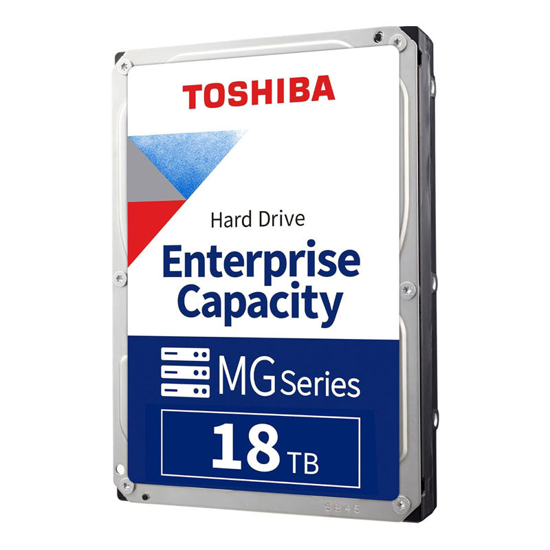 Toshiba MG09ACA18TE – 18TB Enterprise Capacity 3.5""  Internal Hard Drive – 7200 RPM, SATA III 6Gb/s, 512MB Cache