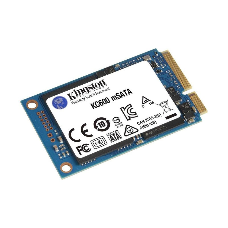 Kingston KC600 512GB mSATA SSD SKC600MS/512G SATA III 6Gb/s Internal Solid State Drive