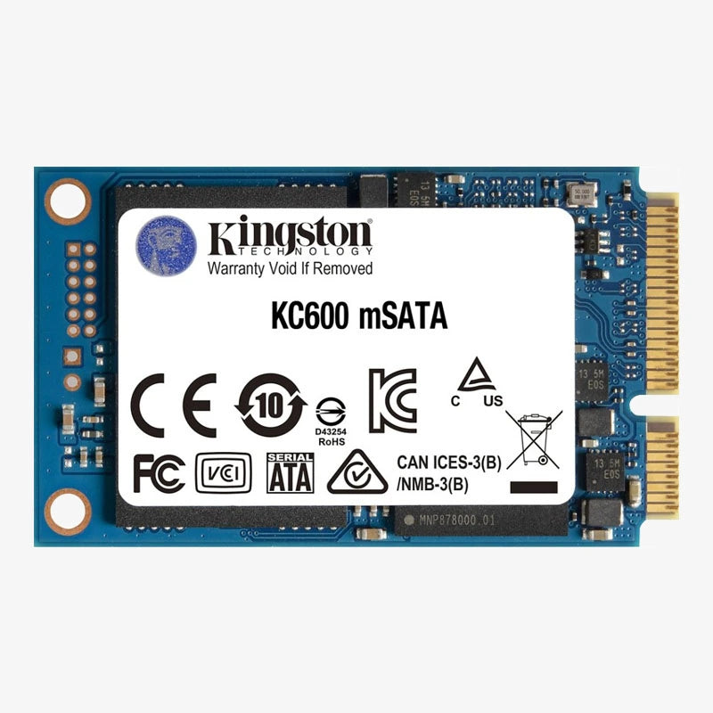 Kingston KC600 512GB mSATA SSD SKC600MS/512G SATA III 6Gb/s Internal Solid State Drive
