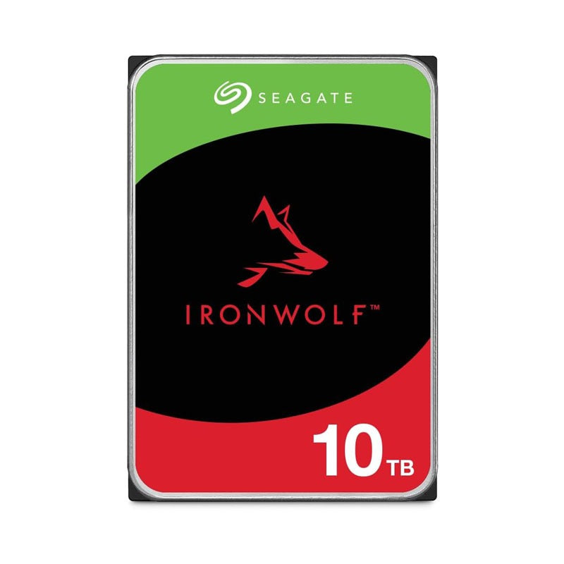 ST10000VN0008 – Seagate IronWolf 10TB NAS Internal Hard Drive – 7200 RPM, SATA 6Gb/s, CMR, 256MB Cache, 3.5"" HDD for RAID NAS Systems