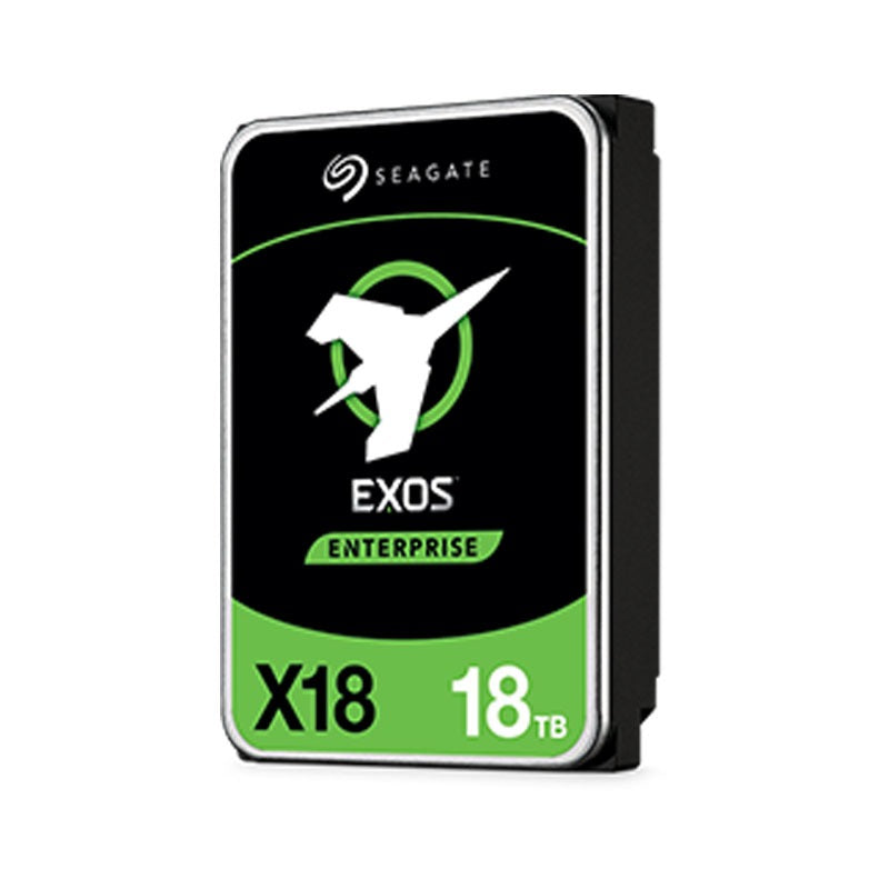 Seagate Exos X18 18TB Enterprise HDD 7200 RPM, SATA 6Gb/s, 256MB Cache ST18000NM000J