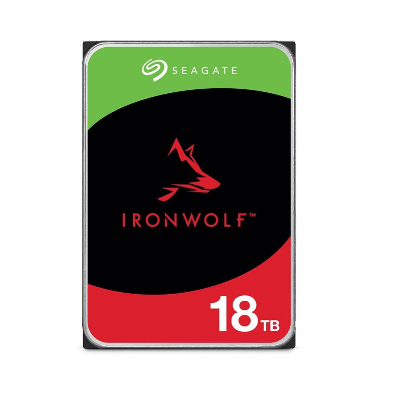 Seagate 18TB IronWolf NAS Internal Hard Drive 7200 RPM, SATA 6Gb/s, 256MB Cache, 3.5HDD ST18000VNZ00