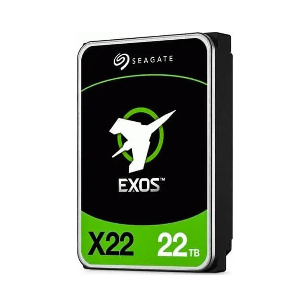 ST22000NM000E – Seagate 22TB Exos X22 Enterprise Internal Hard Drive – 7200 RPM, SATA 6Gb/s, 512MB Cache, 3.5" HDD