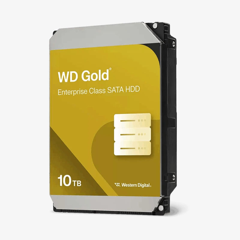 WD Gold 10TB Enterprise Class Internal HDD – 7200RPM, SATA 6Gb/s, 512MB Cache, CMR, 3.5” – WD103KRYZ