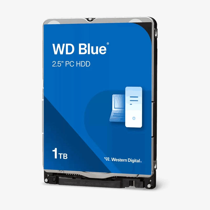 WD Blue 1TB 2.5-Inch Laptop Internal HDD – 5400RPM, SATA 6Gb/s, 128MB Cache, CMR – WD10SPZX