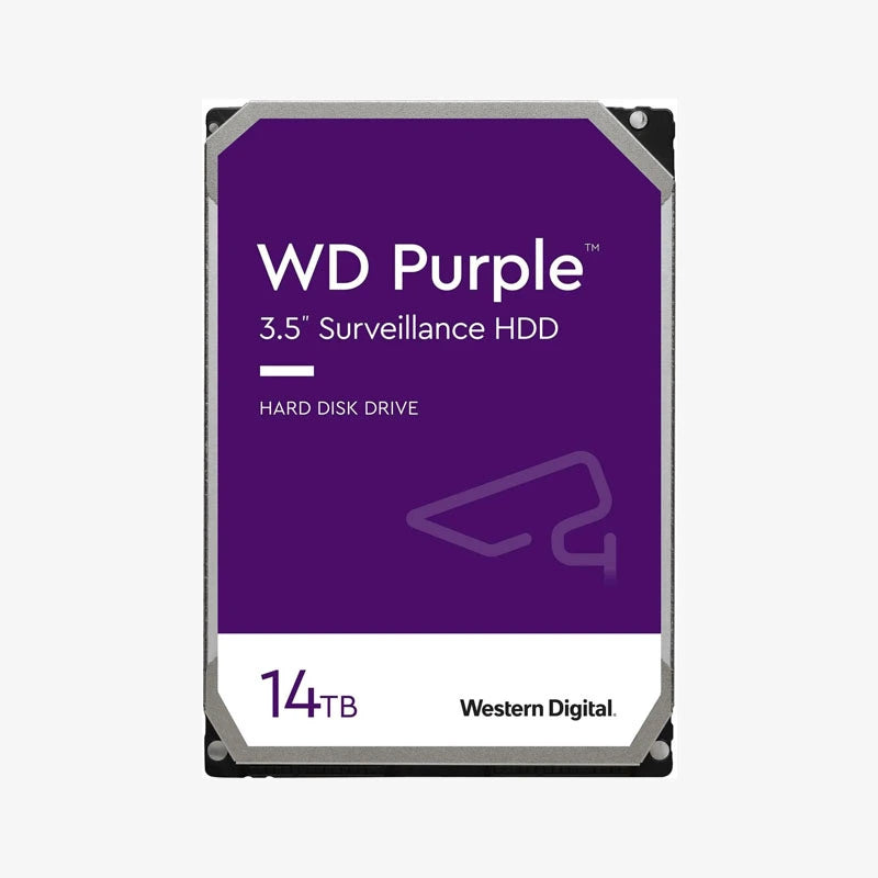WD Purple Pro 14TB 7200RPM SATA 6Gb/s 512MB 3.5" Surveillance HDD WD141PURP