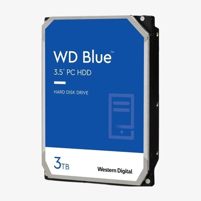 WD30EZAX 3TB WD Blue HDD – 3.5" SATA 6Gb/s 7200 RPM with 64MB Cache for Desktop & PC Storage