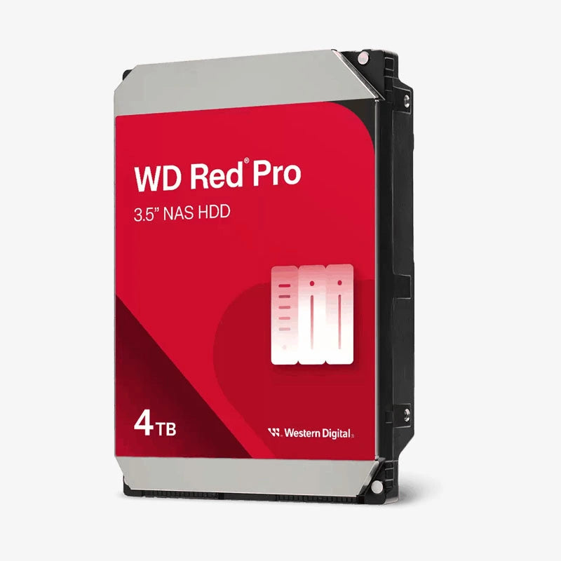 WD Red Pro 4TB NAS Internal HDD – 7200RPM, SATA 6Gb/s, 256MB Cache, CMR, 3.5” – WD4003FFBX