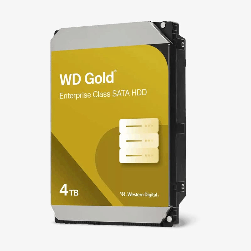 WD4004FRYZ 4TB WD Gold Enterprise HDD – SATA 6Gb/s 3.5" Hard Drive with 256MB Cache & 7200 RPM for Servers & Business Storage