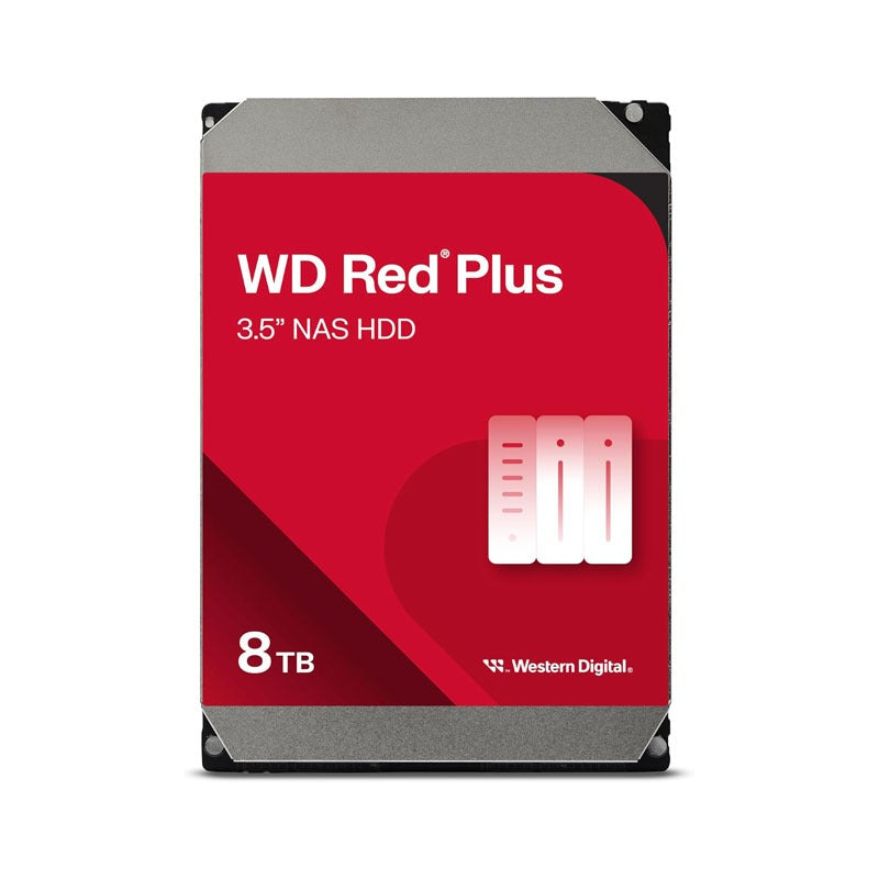 WD Red 8TB NAS Internal Hard Drive - 5400 RPM Class, SATA 6 Gb/s, 256 MB Cache, CMR, 3.5  WD80EFAX