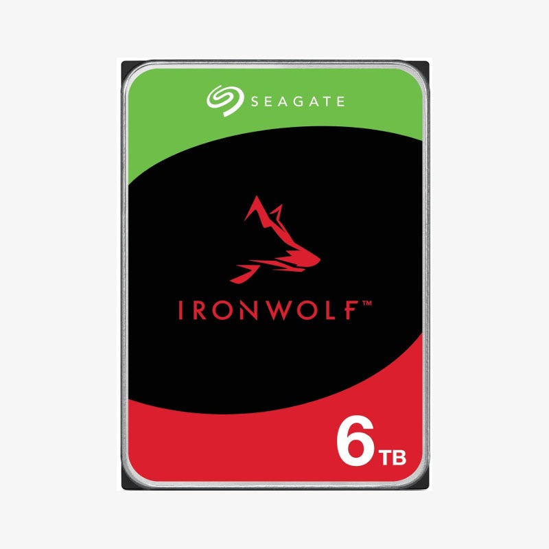 Seagate IronWolf 6TB, Internal, 7200 RPM, 3.5 inch (ST6000VN001) Hard Drive
