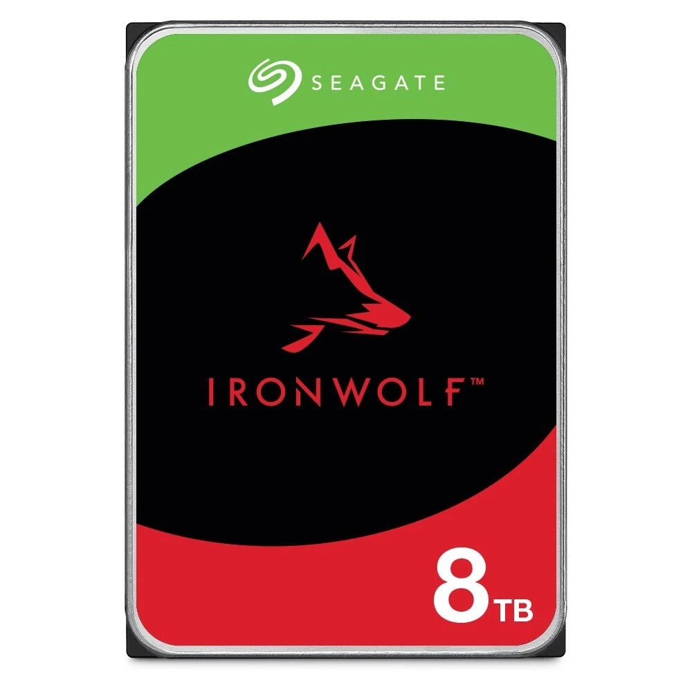 Seagate IronWolf Pro ST8000NT001 8TB 7200 RPM 256MB Cache SATA 6.0Gb/s 3.5