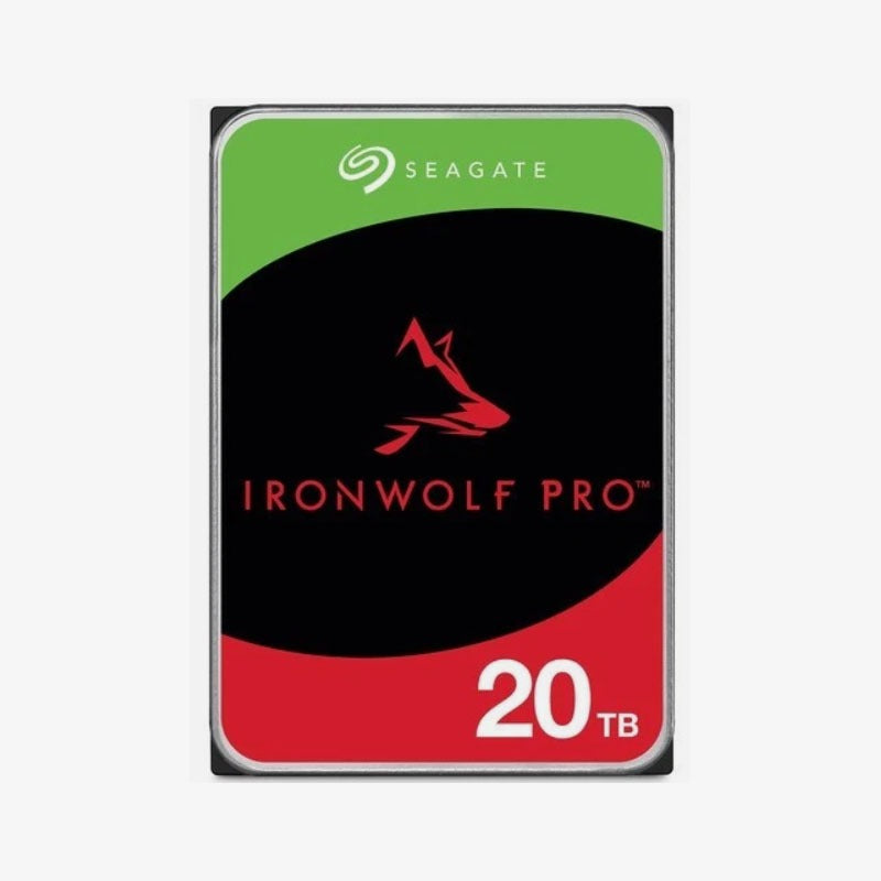 ST20000NT001 – Seagate IronWolf Pro 20TB NAS Hard Drive – 7200 RPM, SATA 6Gb/s, CMR, 256MB Cache, 3.5"" HDD for RAID Storage
