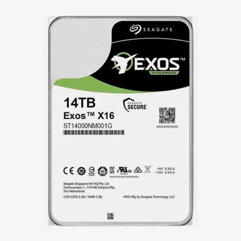 ST14000NM001G – 14TB Enterprise Hard Drive – 7200 RPM, SATA III 6Gb/s, 256MB Cache, 3.5"" HDD for Data Centers