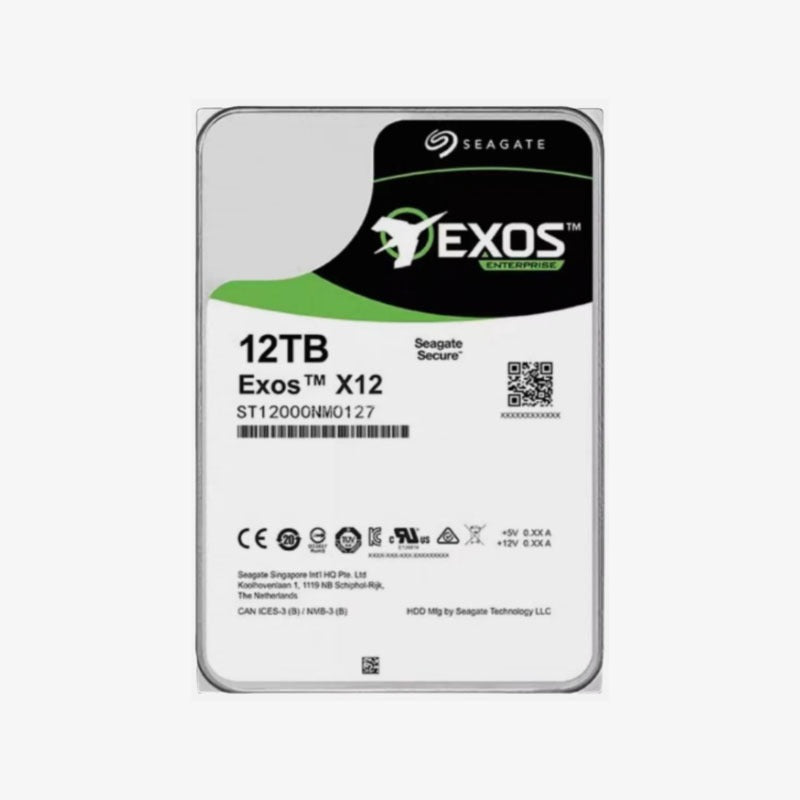 Seagate Exos X14 12TB Sata 6Gb/s 3.5" Internal HDD Hard Disk Drive ST12000NM0127