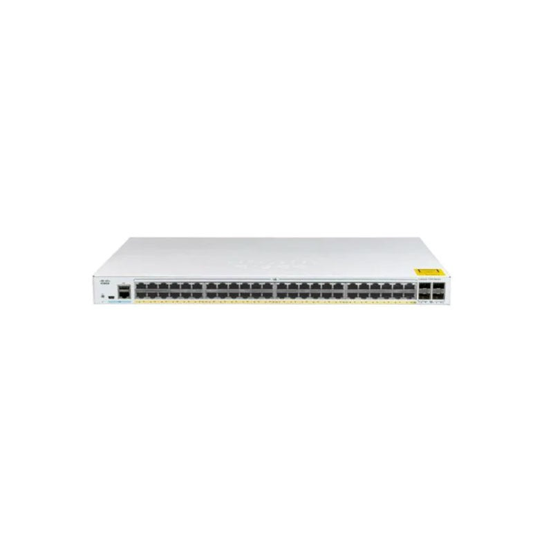 Cisco C1000-48P-4G-L – Catalyst 1000 Series 48-Port Gigabit Ethernet PoE+ Switch – 4x 1G SFP Uplinks, Layer 2 Managed USED