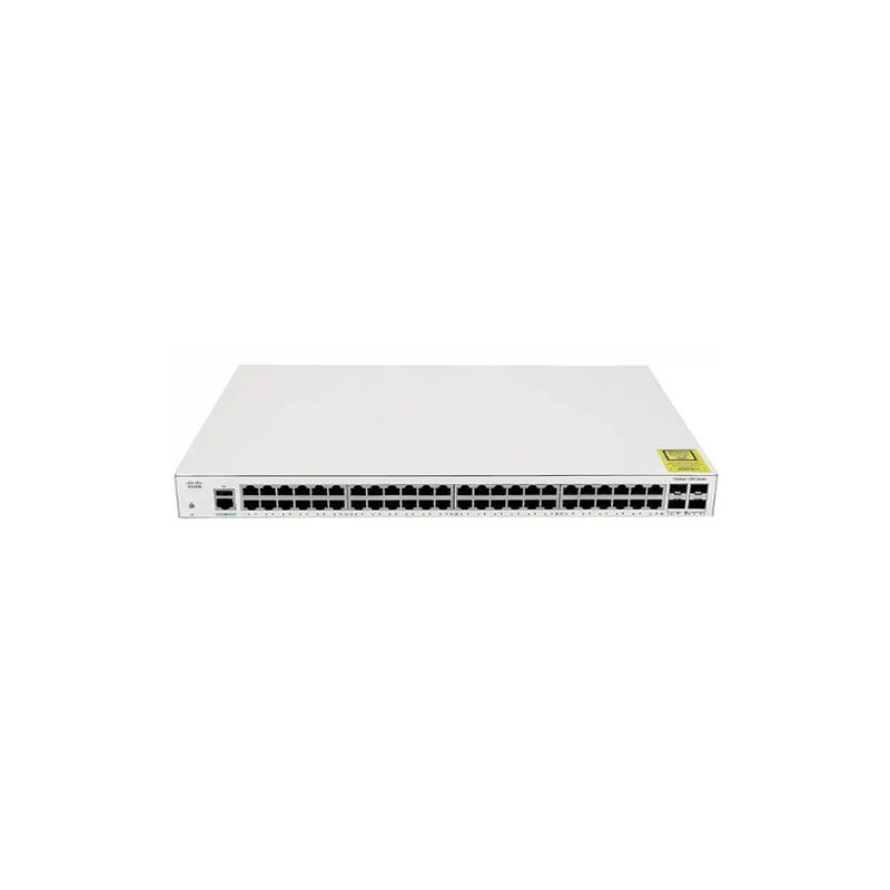 Cisco 48x 10/100/1000 Ethernet Ports, 4x 10G SFP+ Uplinks C1000-48T-4X-L USED