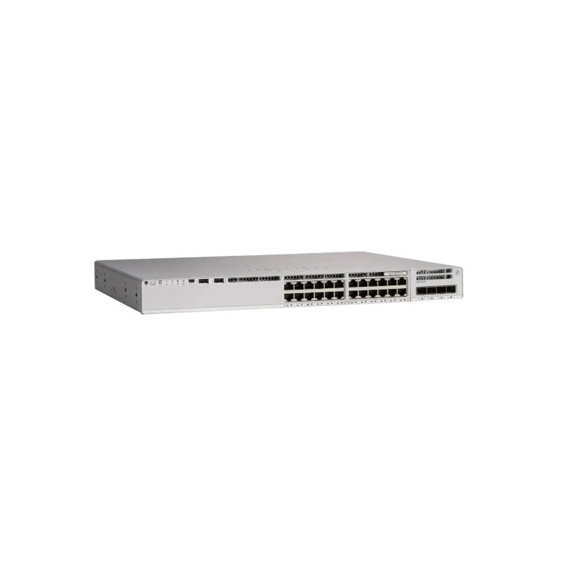 Cisco Catalyst C9200L-24P-4X-E 24-Port PoE+ Switch – 4x10G Uplinks, Network Essentials (Used)