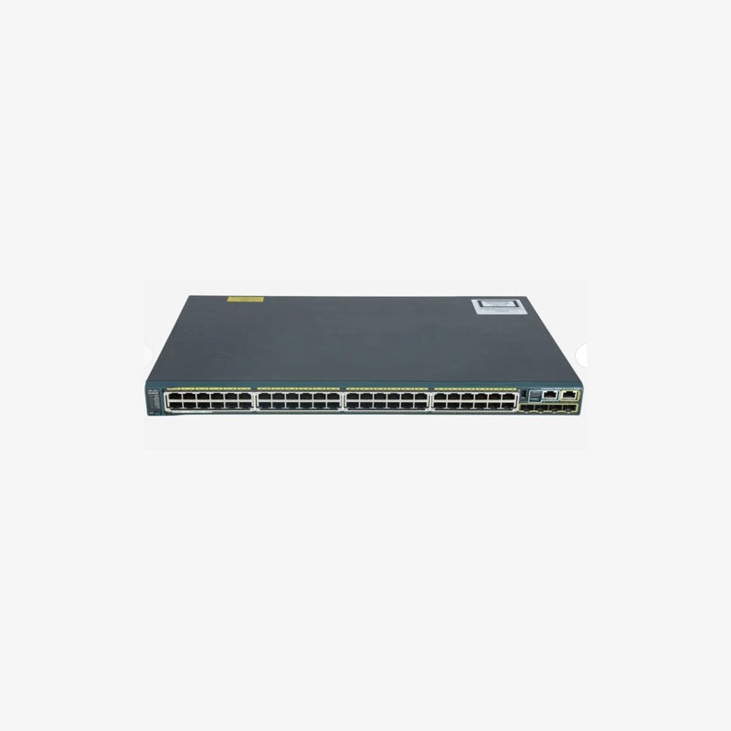 Cisco Catalyst 2960-S 48 Port PoE+ 10G Switch Model: WS-C2960S-48FPD-L (USED)