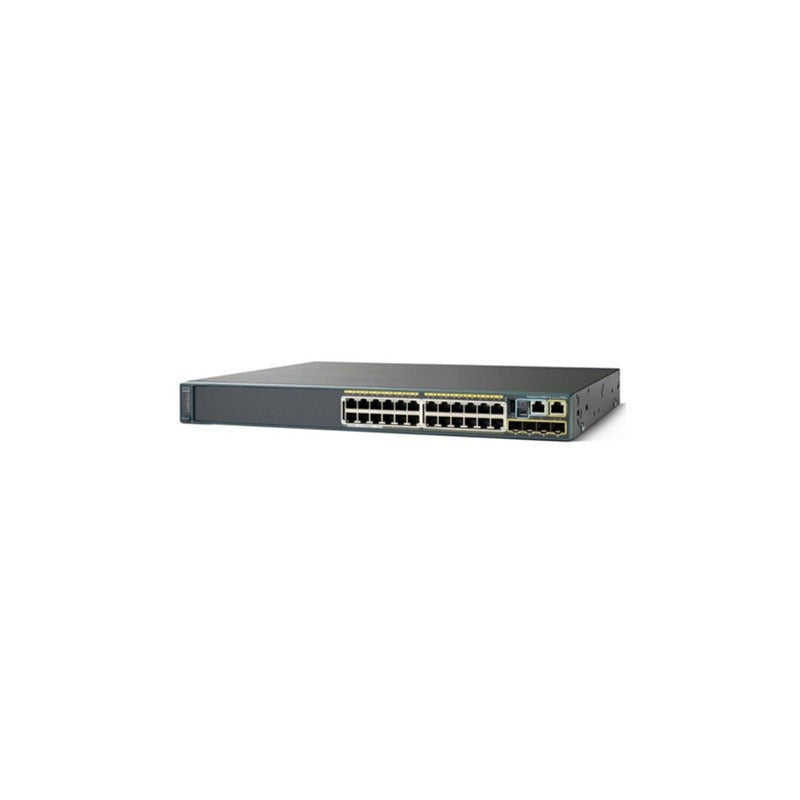 Cisco WS-C2960S-24PS-L 24‑Port Managed Gigabit Switch with PoE+ and 4 x SFP (USED)