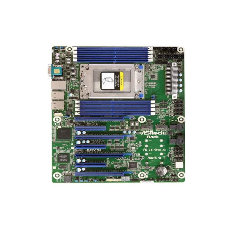 ASRock Rack EPYCD8 Server Motherboard – AMD EPYC 7002/7001, ATX, SP3 LGA4094, DDR4 ECC, Dual Intel LAN