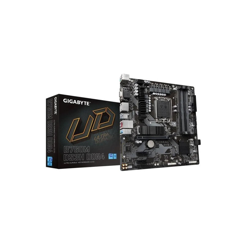 Gigabyte B760M Gaming Plus WiFi DDR4 mATX Motherboard – Intel LGA 1700, B760 Chipset