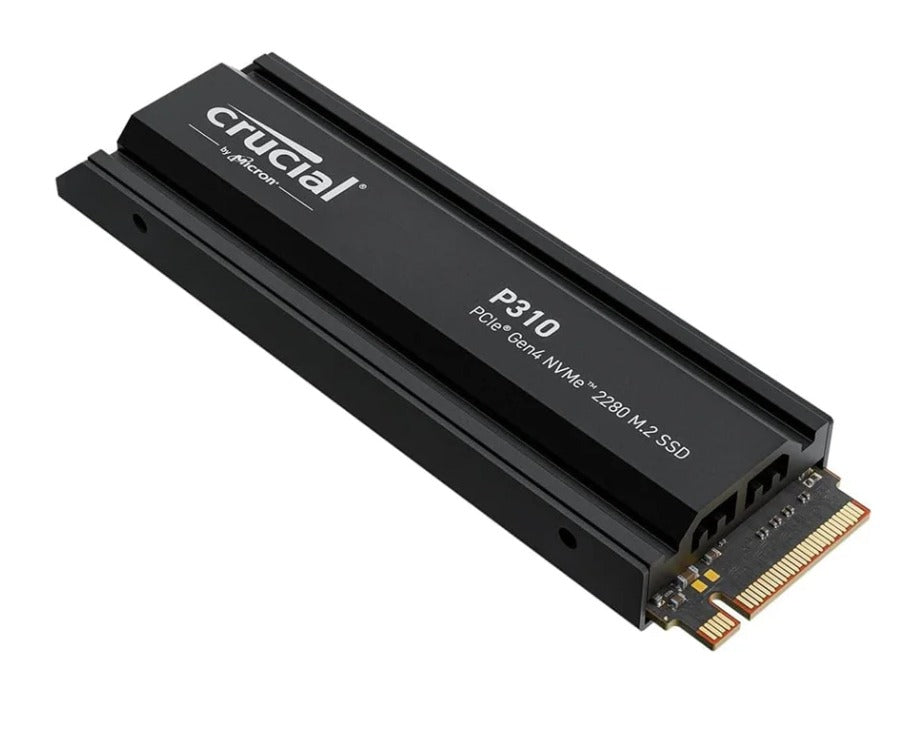 Crucial P310 1TB PCIe Gen4 NVMe M.2 SSD with Heatsink – Up to 7,100MB/s – Internal Solid State Drive for PC – CT1000P310SSD5-01