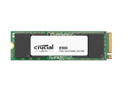 Crucial E100 1TB M.2 NVMe PCIe Gen4 SSD – Up to 5,000MB/s – Internal Solid State Drive for Laptop & Desktop – CT1000E100SSD8