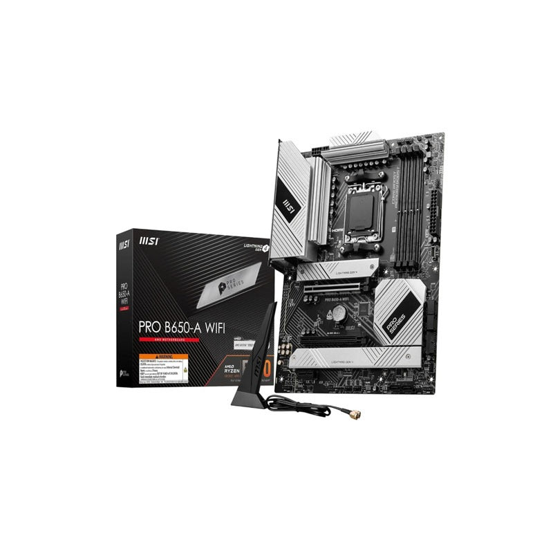 MSI PRO B660M-A CEC DDR4 mATX Motherboard – LGA 1700, Intel B660 Chipset, DDR4, USB 3.2, HDMI, DisplayPort