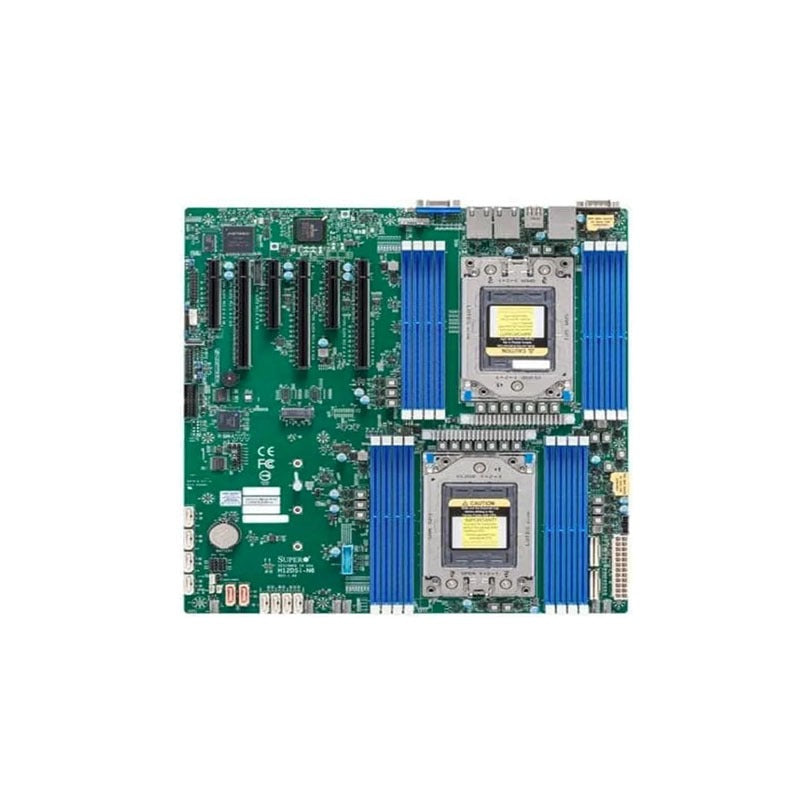 Supermicro MBD-H12DSI-N6-O – Dual Socket Server Motherboard – Intel Xeon, DDR4, PCIe 4.0, 10GbE LAN, SATA 3.0