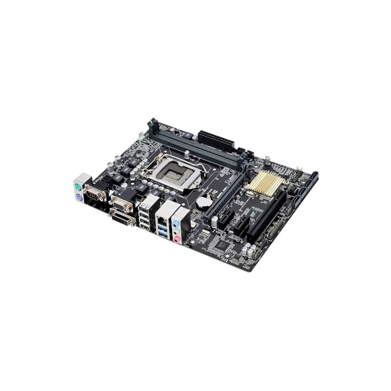 ASUS H110M-C Rev 1.03 MicroATX Motherboard – LGA 1151 Socket H4, DDR4 Support, Business-Class Intel H110 Chipset