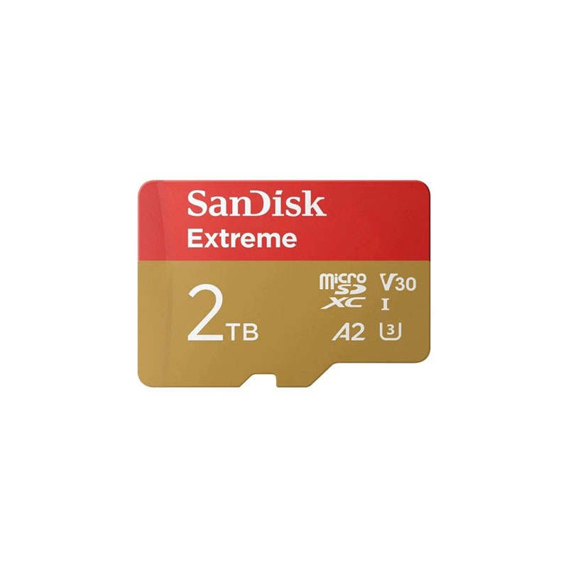 SanDisk Extreme 2TB microSDXC UHS-I Card (Model: SDSQXAV-2T00-GN6MA)