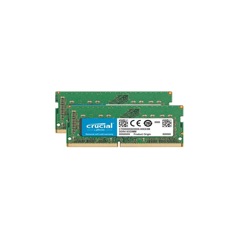Crucial CTK16G4SFD832A – 32GB (2x16GB) DDR4 3200MHz SO-DIMM Laptop Memory – CL22, Non-ECC, Unbuffered, Black Heatsink