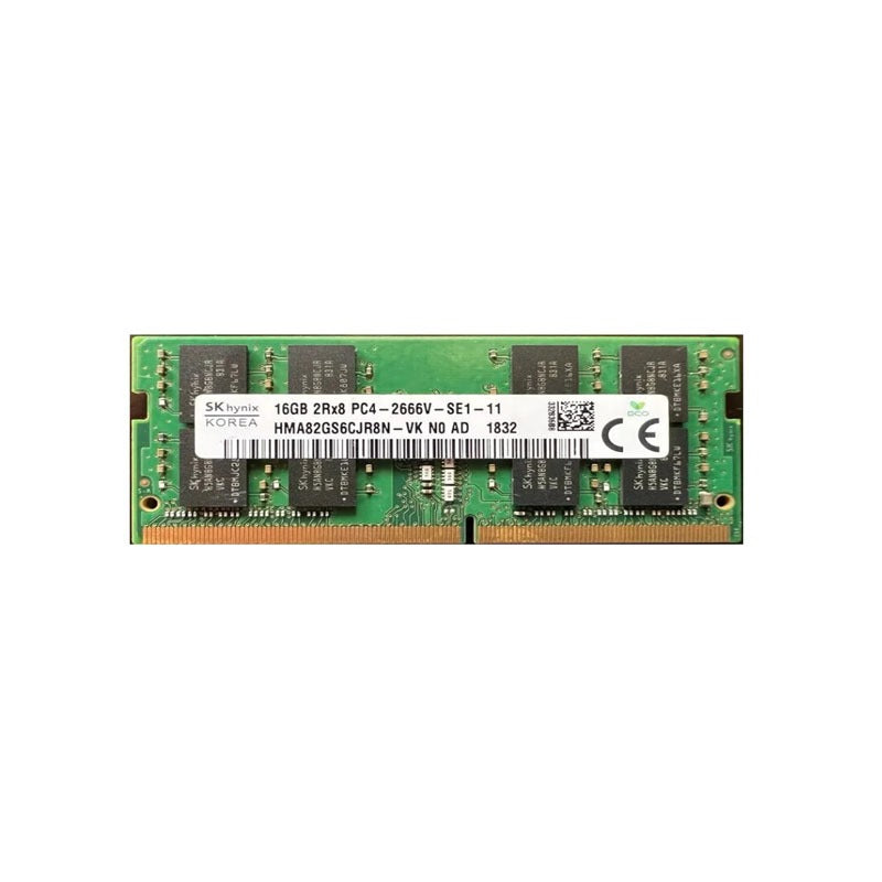 SK hynix OEM 16GB DDR4-2666MHz Laptop RAM SO-DIMM – HMA82GS6CJR8N-VK, PC4-21300, Non-ECC, CL19