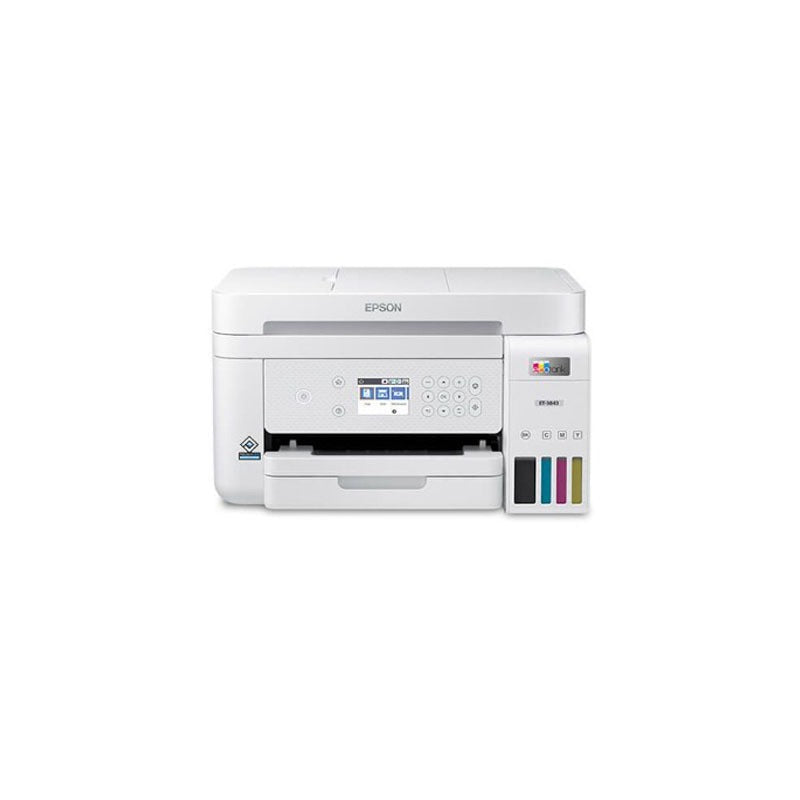 Epson EcoTank ET-3843 Wireless Color All-in-One Cartridge-Free Supertank Printer with Scanner, Copier, ADF and Ethernet – For The Ultimate Home Office