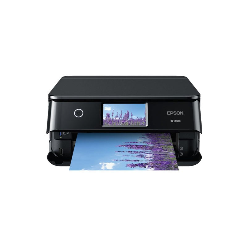 Epson Expression Photo XP-8800 Wireless Color Inkjet Printer with 6-Color Claria Ink, Borderless