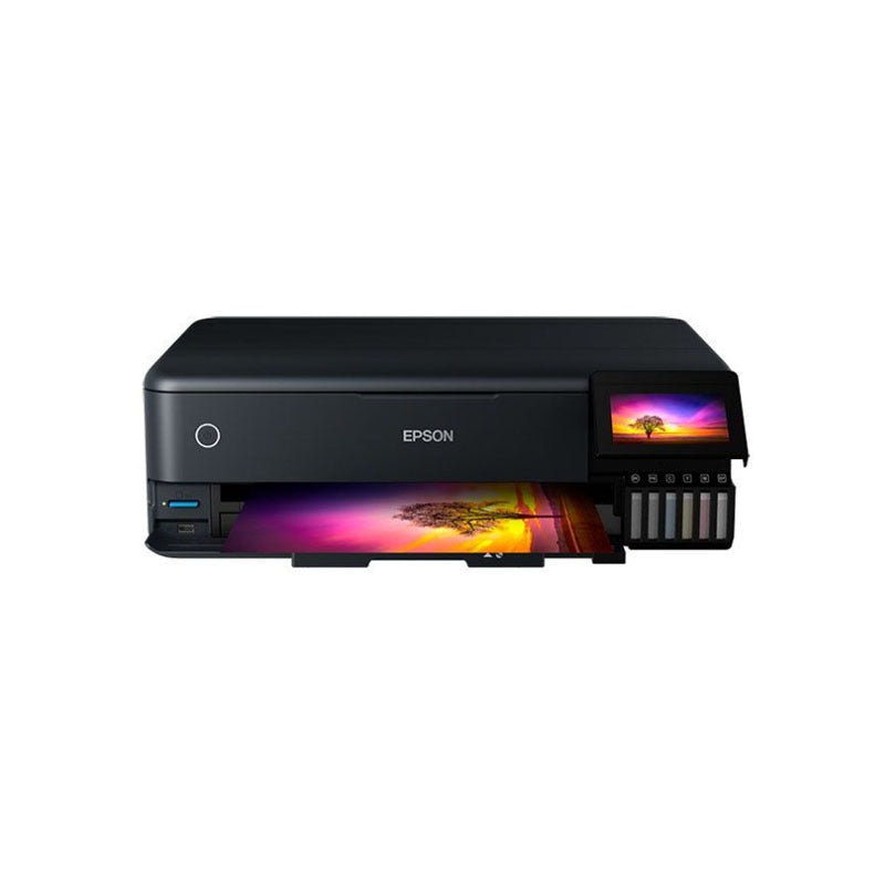 Epson EcoTank Photo ET-8550 Wireless Wide-Format All-in-One Supertank Printer with Scanner, Copier, Ethernet and 4.3-inch Color Touchscreen