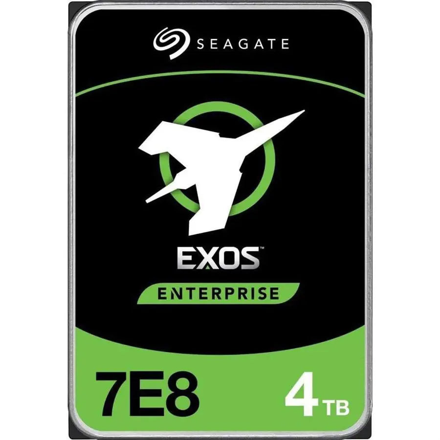 Seagate Exos ST4000NM000A 4TB Enterprise HDD – 7200 RPM, SATA 6Gb/s, 256MB Cache, 3.5", CMR, Helium-Sealed