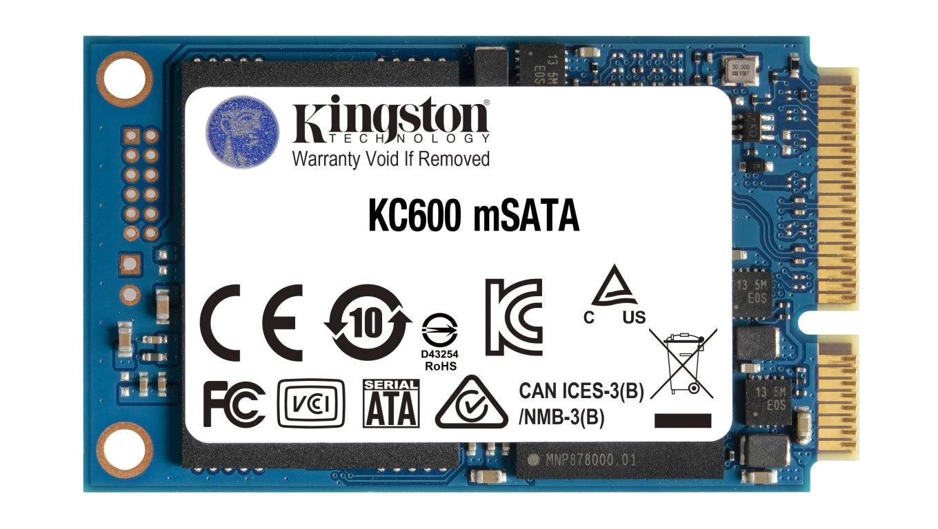 Kingston KC600 256GB mSATA SSD SKC600MS/256G SATA III 6Gb/s Internal Solid State Drive