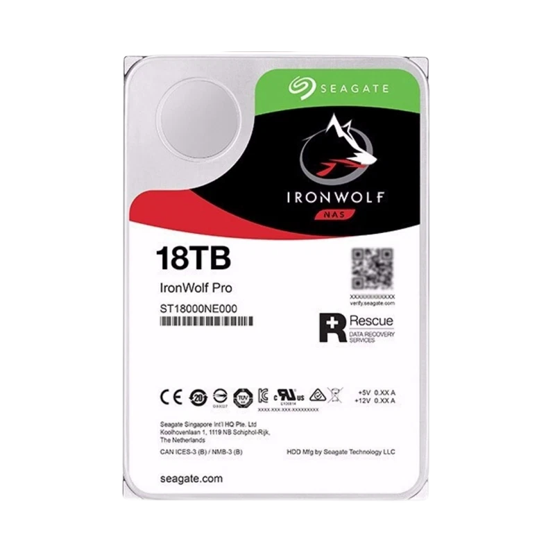 ST18000NE000 – Seagate 18TB Enterprise Internal Hard Drive – 7200 RPM, SATA 6Gb/s, 256MB Cache, 3.5" HDD