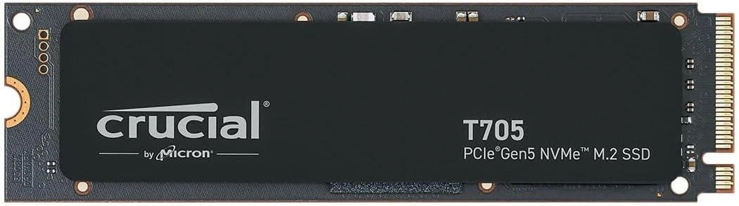Crucial T705 4TB PCIe Gen5 NVMe M.2 SSD CT4000T705SSD3 Ultra-Fast Gaming & Workstation Drive