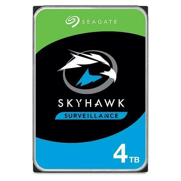 ST4000VX013 – Seagate 4TB Skyhawk Surveillance Internal Hard Drive – 5900 RPM, SATA 6Gb/s, 64MB Cache, 3.5" HDD