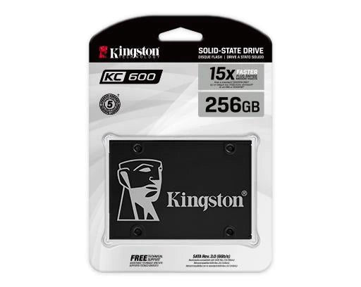 Kingston KC600 256GB SATA III 2.5" SSD SKC600/256G Internal Solid State Drive
